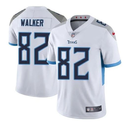 Men Tennessee Titans #82 Delanie Walker Nike White Vapor Limited NFL Jersey->tennessee titans->NFL Jersey